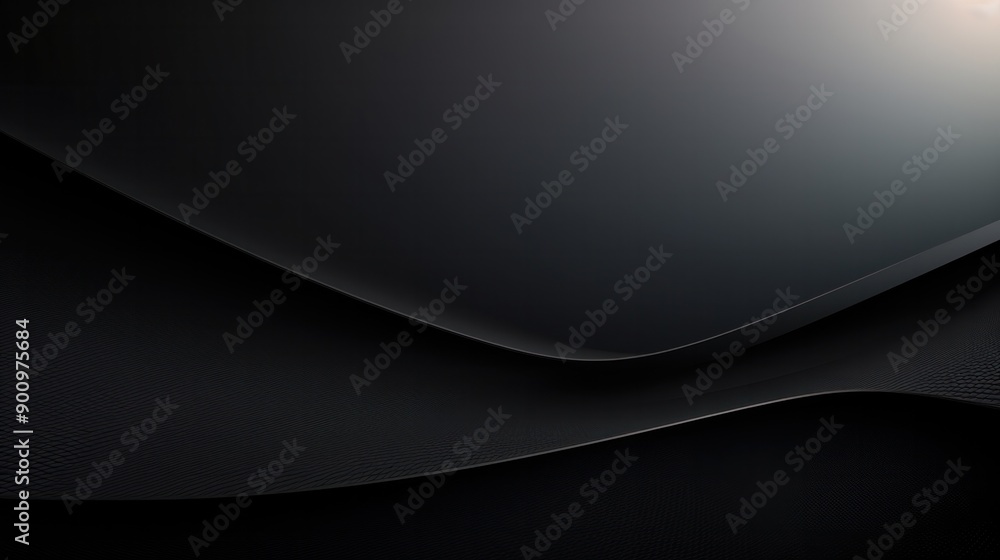 Poster elegant black gradient background transitioning from deep black at the edges to a slightly lighter s