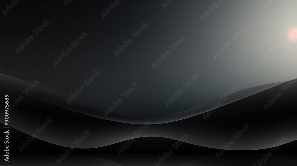 Poster elegant black gradient background transitioning from deep black at the edges to a slightly lighter s