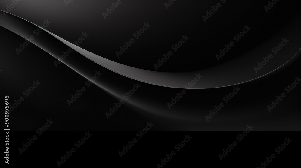 Poster elegant black gradient background transitioning from deep black at the edges to a slightly lighter s