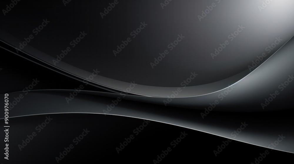 Poster elegant black gradient background transitioning from deep black at the edges to a slightly lighter s