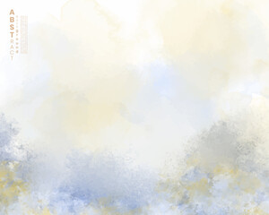 Abstract splashed watercolor background. Design for your cover, date, postcard, banner, logo.