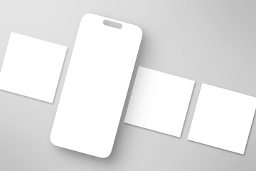 Instagram UI Story & Post Mockup