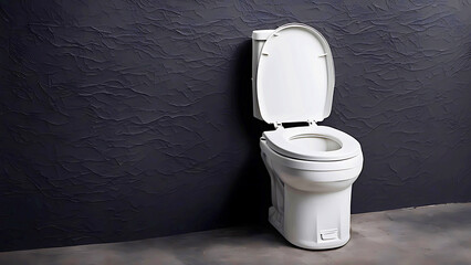 isolated outdoor toilet cabins, public portable bio WC cabins