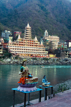 Tera Manzil temple in Rishikesh in Uttarakhand India