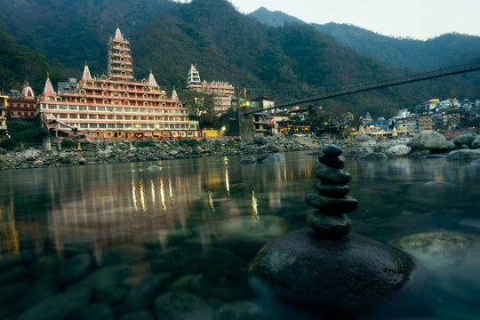 Tera Manzil temple in Rishikesh in Uttarakhand India