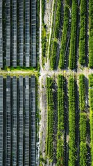 Solar Panels Among Crops: Dual Use of Land for Energy and Agriculture