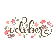 October Autumn Theme