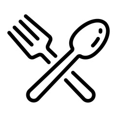 cutlery Line Icon