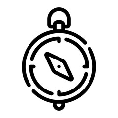hiking Line Icon