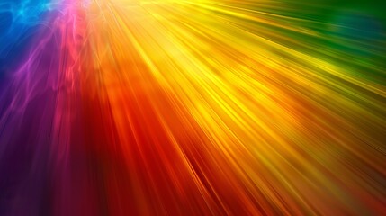 Obraz premium Rainbow Light Trail Effect