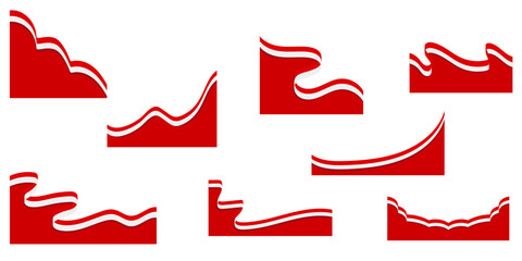 Indonesian Independence Day Border SET