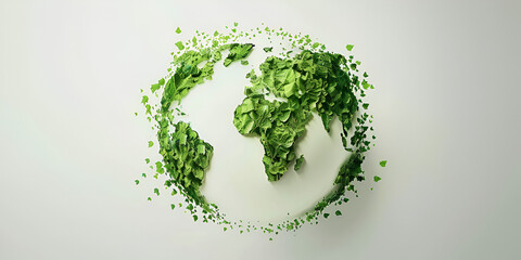 green world map, green earth globe