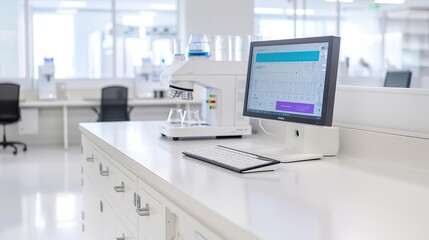 A modern AI lab with advanced equipment and a vibrant atmosphere, emphasizing the excitement of technological breakthroughs