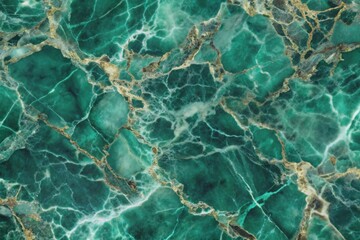 Fototapeta premium Luxurious emerald green marble texture forms a seamless repeating pattern, perfect as a sophisticated backdrop for designs, branding, and visual elements.