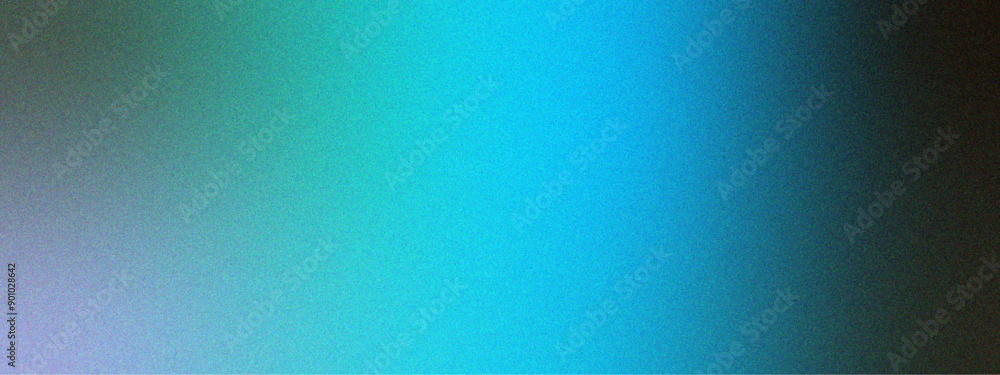 Poster abstract beige teal gradient dark background grainy noise texture. teal gradient background grainy g