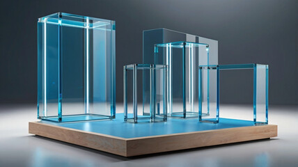 This enchanting crystal podium dazzles with vibrant colors and brilliant lights, making every occasion feel extraordinary and unforgettable.