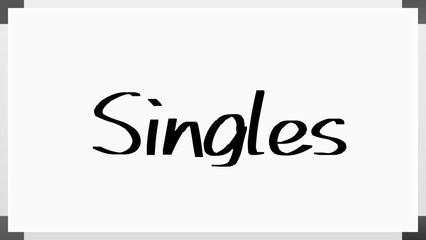 Singles のホワイトボード風イラスト