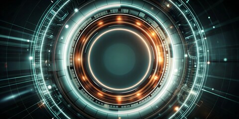 Obraz premium Exploring the Future of Blue Technology