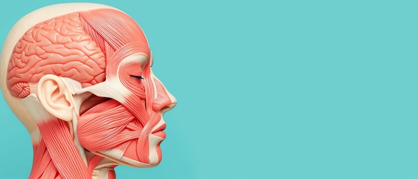 Detailed illustration of the SMAS facelift technique, showing muscle tightening and skin lifting, SMAS facelift, surgical technique