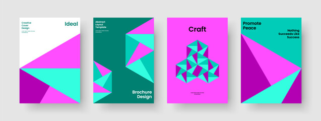 Obraz premium Isolated Poster Design. Creative Brochure Template. Geometric Book Cover Layout. Flyer. Banner. Business Presentation. Background. Report. Magazine. Brand Identity. Notebook. Leaflet. Journal