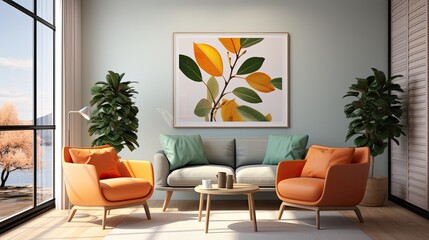Abstract. Plants, flowers, gold grain. Freehand. Oil on canvas. Brush the paint. Modern art.  