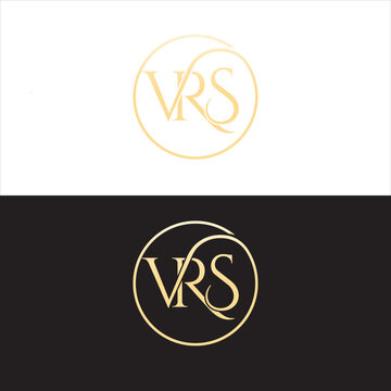 vrs logo, vrs initials vector design, vrs vector templet logo, luxury logo design, minimal style logo
