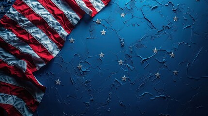 Happy Labor Day USA: Vibrant Text Design for Advertising Banner Template