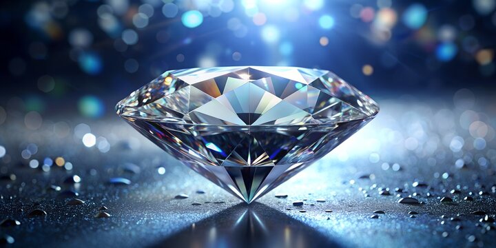 Diamond growing in a lab Generated AI Creative AI