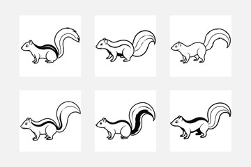 Squirrel artwork collection for home decor
