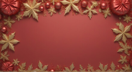 Obraz premium christmas background with frame