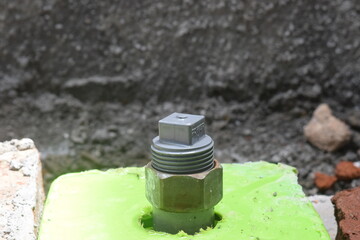 PVC pipe cover hubcap