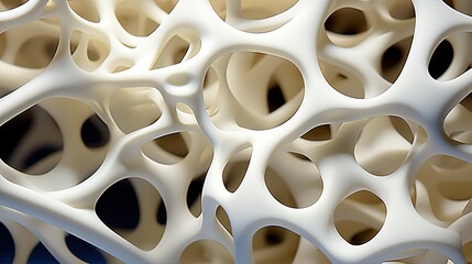 abstract 3d tube cream background 