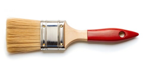paint brush isolated on white background Creative AI