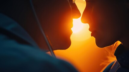 A doctor evaluating a patient with careful scrutiny under cozy lighting in a health clinic
