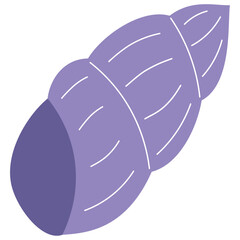 貝殻のイラスト