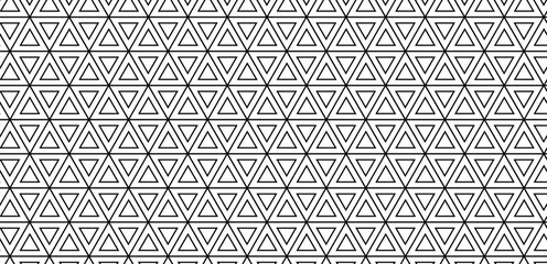 Geometric triangle vector seamless pattern for background and wallpaper
