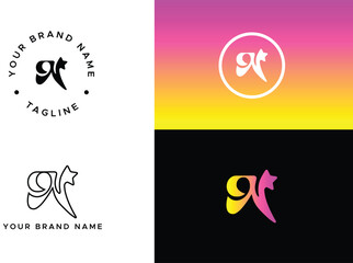 N9 symbol, monogram, letterform logo, monogram, symbol, initial text logo. text art, N initials, 9 monogram, 9N art, Cap logo, hat logo, round shape logo, circular logo design, t-shirt logo, t-shirt