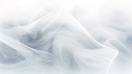 Fototapeta premium Swirling white smoke patterns, ethereal and delicate, natural daylight streaming in
