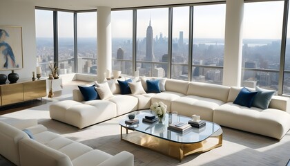 Photo interior modern design room 3d illustration