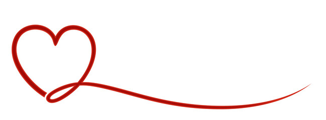 The symbol of a red stylized heart.
