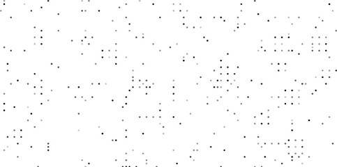 Black and white halftone dots, halftone effect. 