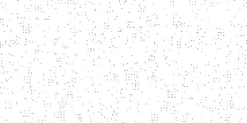 Black and white halftone dots, halftone effect. 