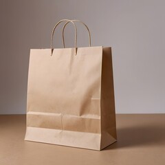 Brown Paper Shopping Bag