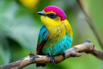 Obraz premium A colorful bird, HD, photo with generative ai