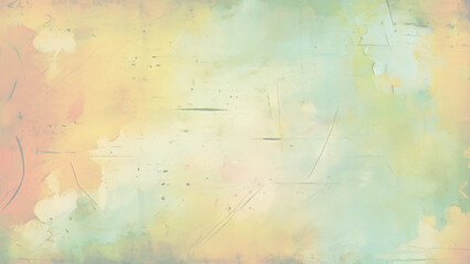 Abstract paintings on the concrete wall background texture vector. Brush strokes of paint modern art.