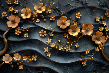 Abstract art background. Restore ancient ways, nostalgia, golden touch. Texture background.