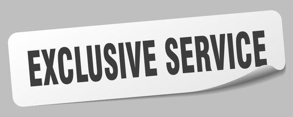 EXCLUSIVE SERVICE