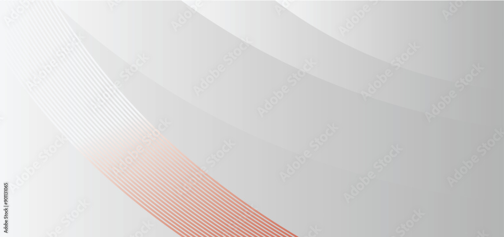 Poster abstract pink background with waves thin line on white. isolated on white background in concept luxu