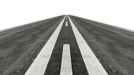 Obraz premium Road isolated on transparent background PNG, design elements.