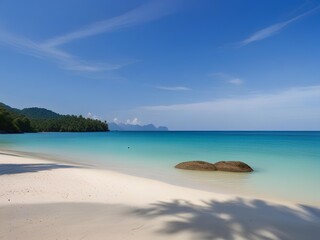 Fototapeta premium Beautiful_beach_view_Koh_Chang_island_seascape1